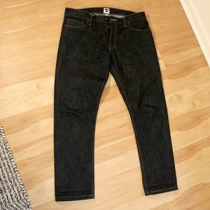 Tellason Gustave slim tapered raw selvedge jeans